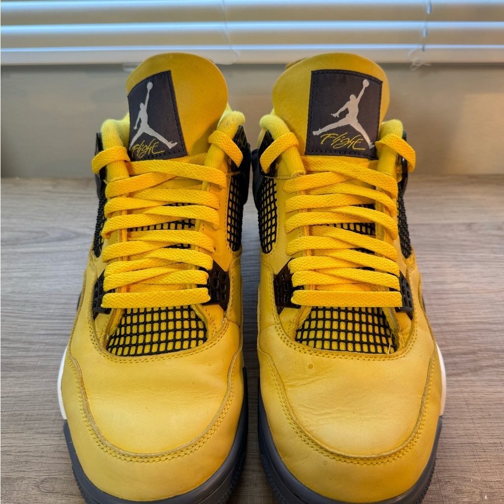 Retro 4 Lightnings 
Size: 11M
Very clean pair no star loss
100% authentic